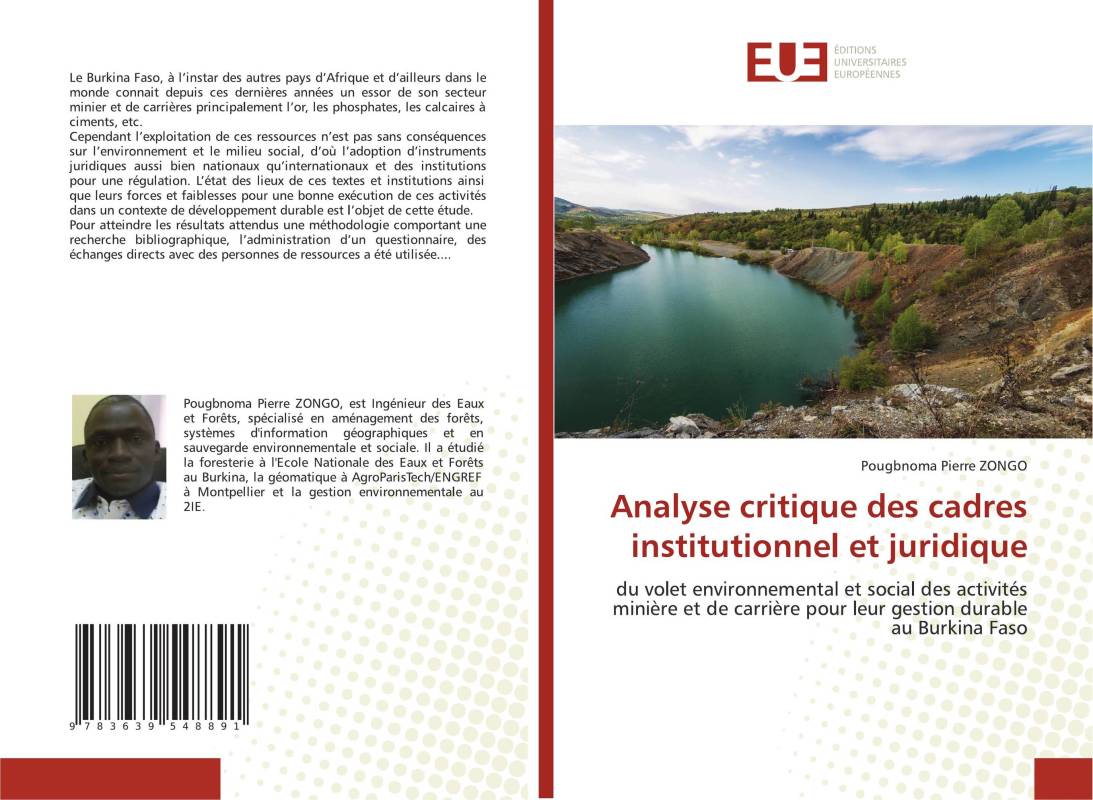 Analyse critique des cadres institutionnel et juridique