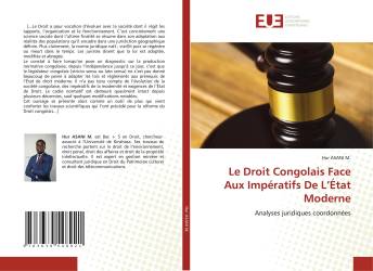 Le Droit Congolais Face Aux Impératifs De L’État Moderne