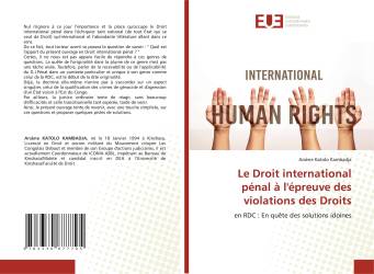 Le Droit international pénal à l'épreuve des violations des Droits