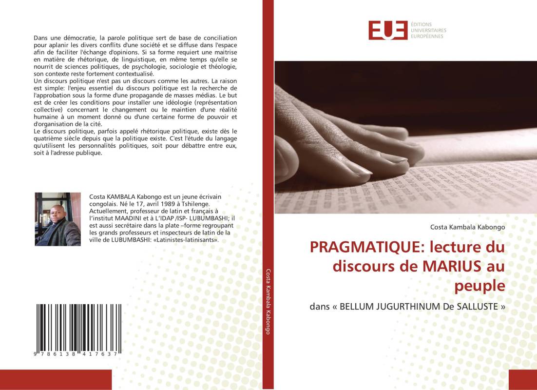 PRAGMATIQUE: lecture du discours de MARIUS au peuple