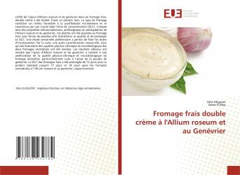 Fromage frais double crème à l'Allium roseum et au Genévrier