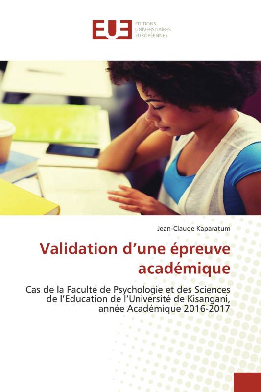 Validation d’une épreuve académique