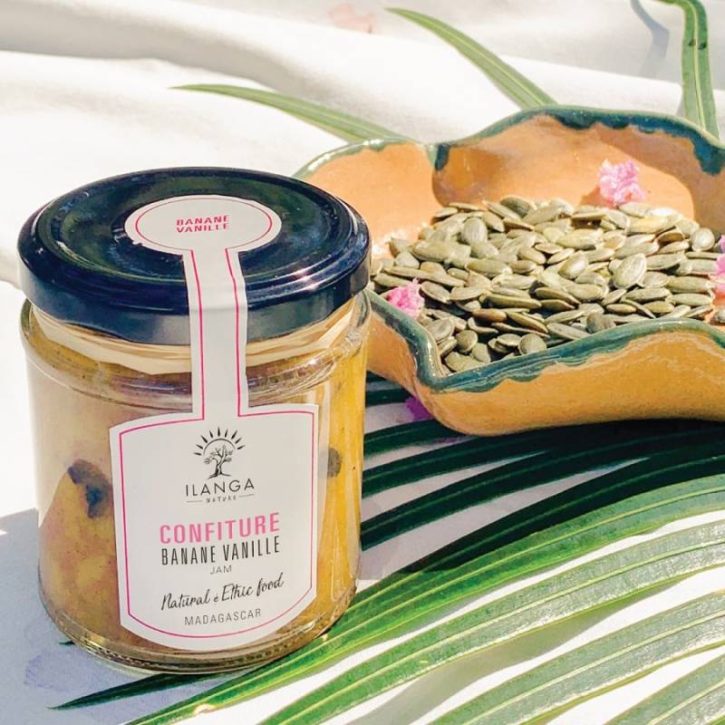 Confiture Banane Vanille Ilanga Nature