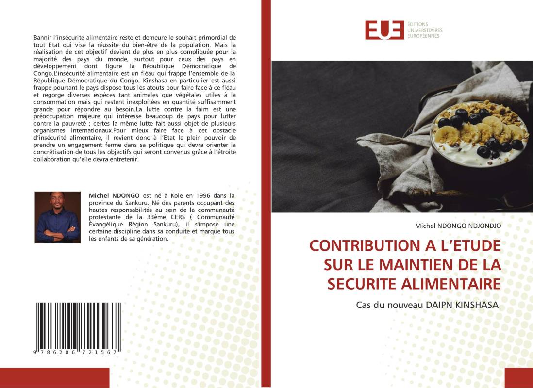 CONTRIBUTION A L’ETUDE SUR LE MAINTIEN DE LA SECURITE ALIMENTAIRE