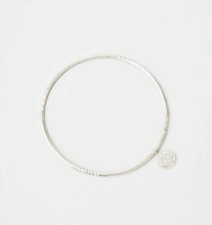 Bracelet Pastille Argent Ombre Claire