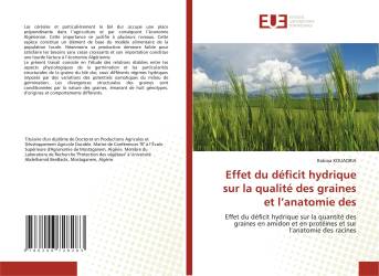 Effet du déficit hydrique sur la qualité des graines et l’anatomie des