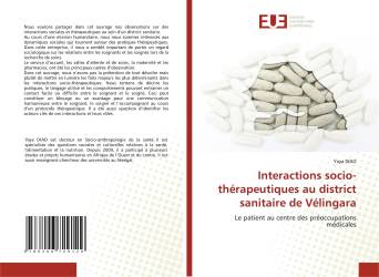 Interactions socio-thérapeutiques au district sanitaire de Vélingara