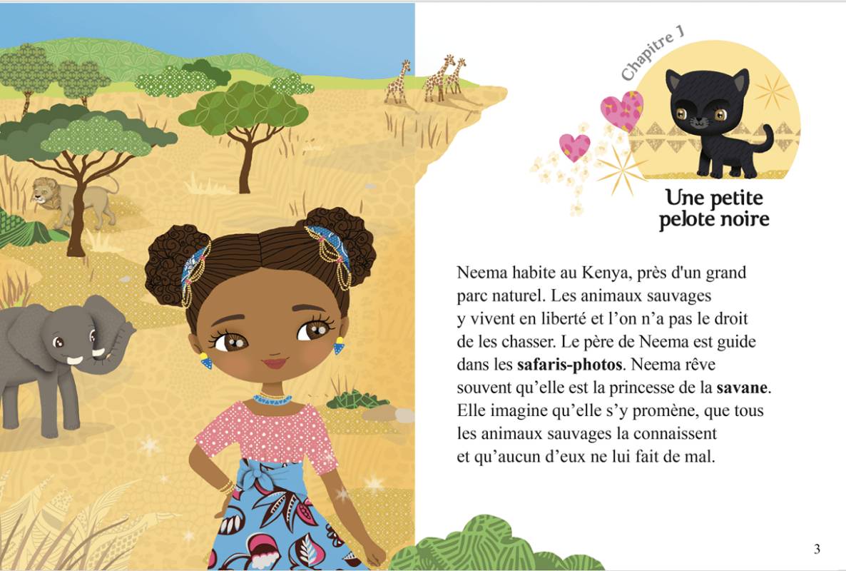 Neema et la reine de la Savane Pages intérieures