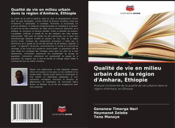 Qualité de vie en milieu urbain dans la région d'Amhara, Éthiopie