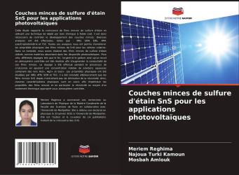 Couches minces de sulfure d'étain SnS pour les applications photovoltaïques