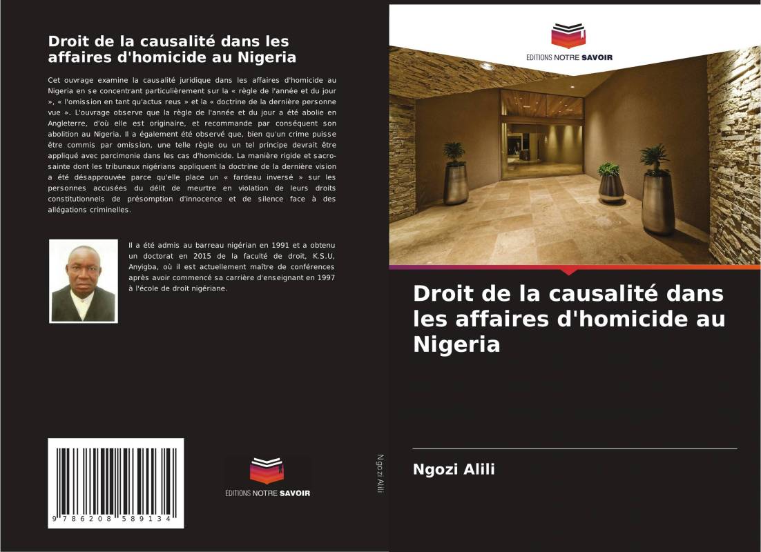 Droit de la causalité dans les affaires d'homicide au Nigeria