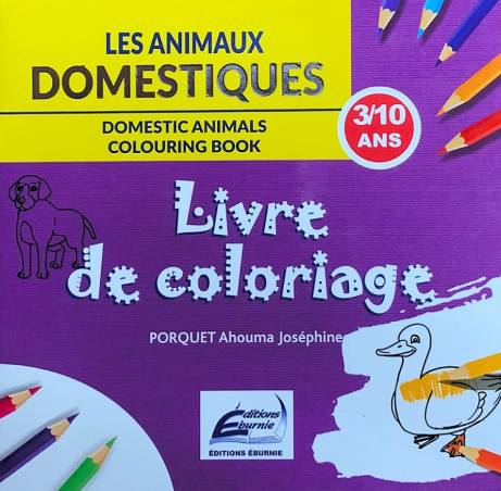 Les animaux domestiques (coloriage) Joséphine Ahouma PORQUET