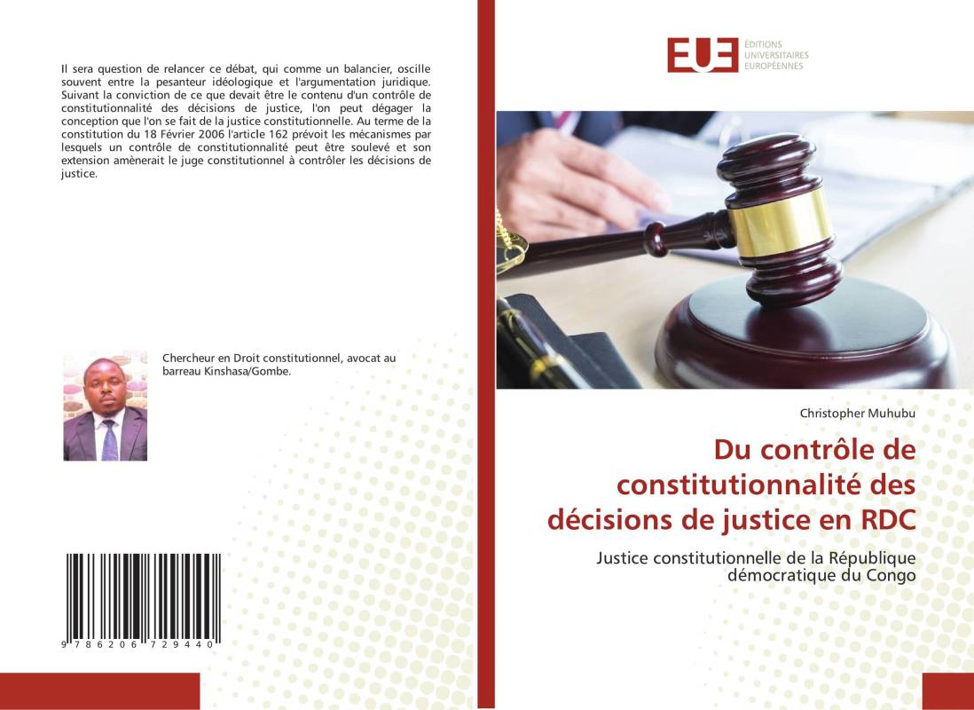 Du contrôle de constitutionnalité des décisions de justice en RDC
