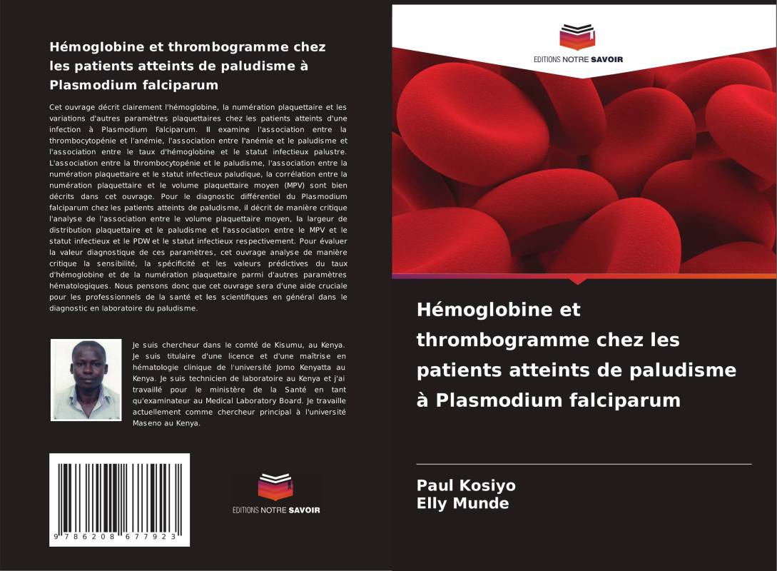 Hémoglobine et thrombogramme chez les patients atteints de paludisme à Plasmodium falciparum