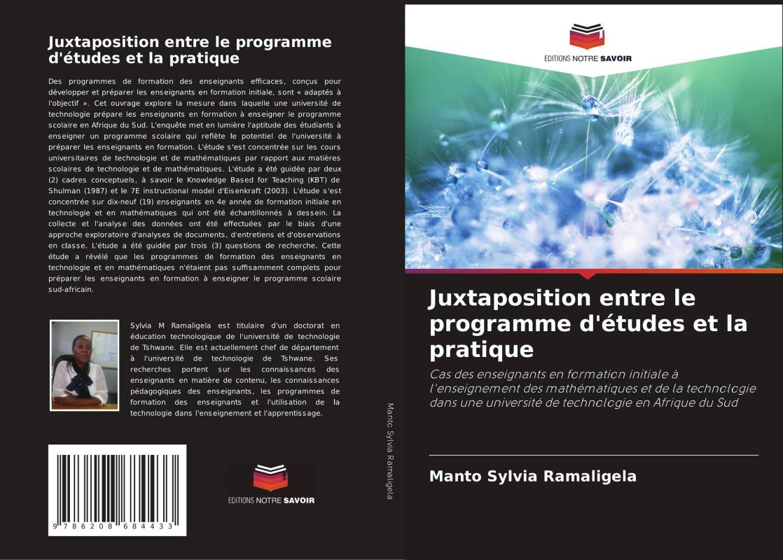 Juxtaposition entre le programme d'études et la pratique