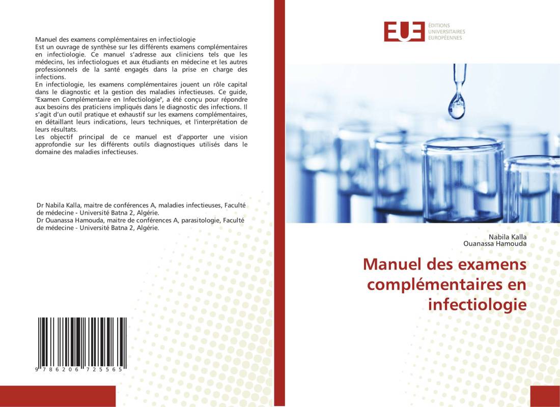 Manuel des examens complémentaires en infectiologie