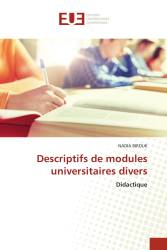 Descriptifs de modules universitaires divers