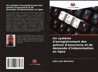 Un système d'enregistrement des polices d'assurance et de demande d'indemnisation en ligne