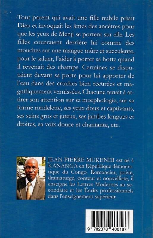 Menji, l'orphelin de Kasansa Jean-Pierre MUKENDI