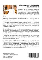 Mémoires d'un compagnon de l'Aventure 46 Emile Kéi Boguinard