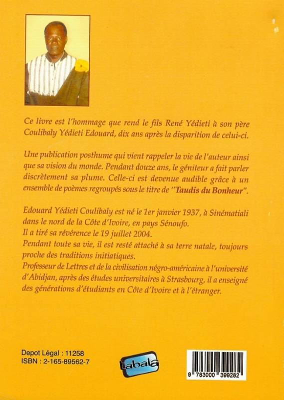 Taudis du Bonheur Coulibaly Yédiéti Edouard