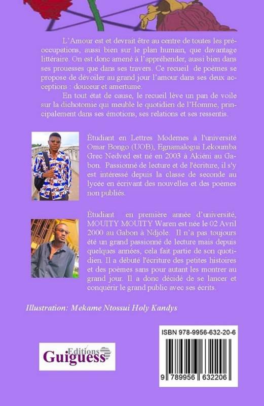 Miroirs de l'amour : Doux et Amer MOUITY MOUITY, Egnamalogui-Lekoumba
