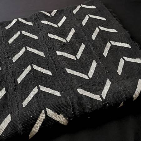 Tissu BOGOLAN Noir NIÔGON Mowpti