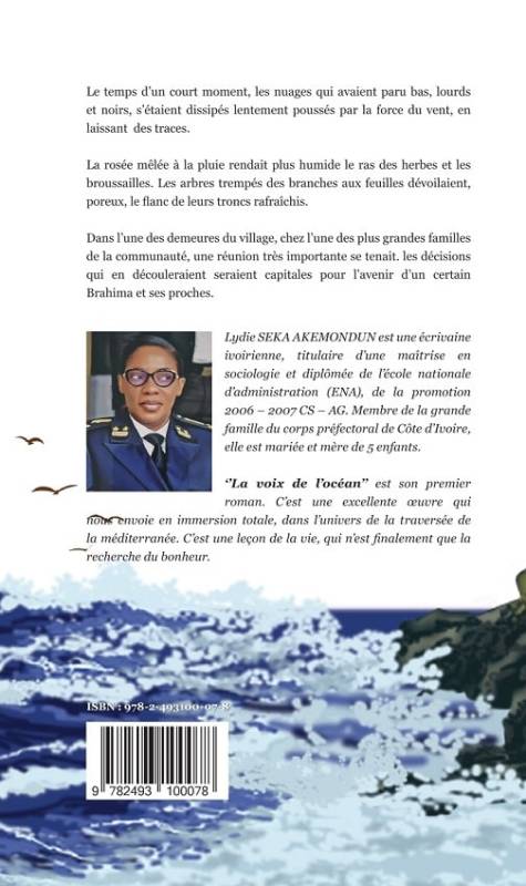 La voix de l'océan de Lydie Seka Akemondun