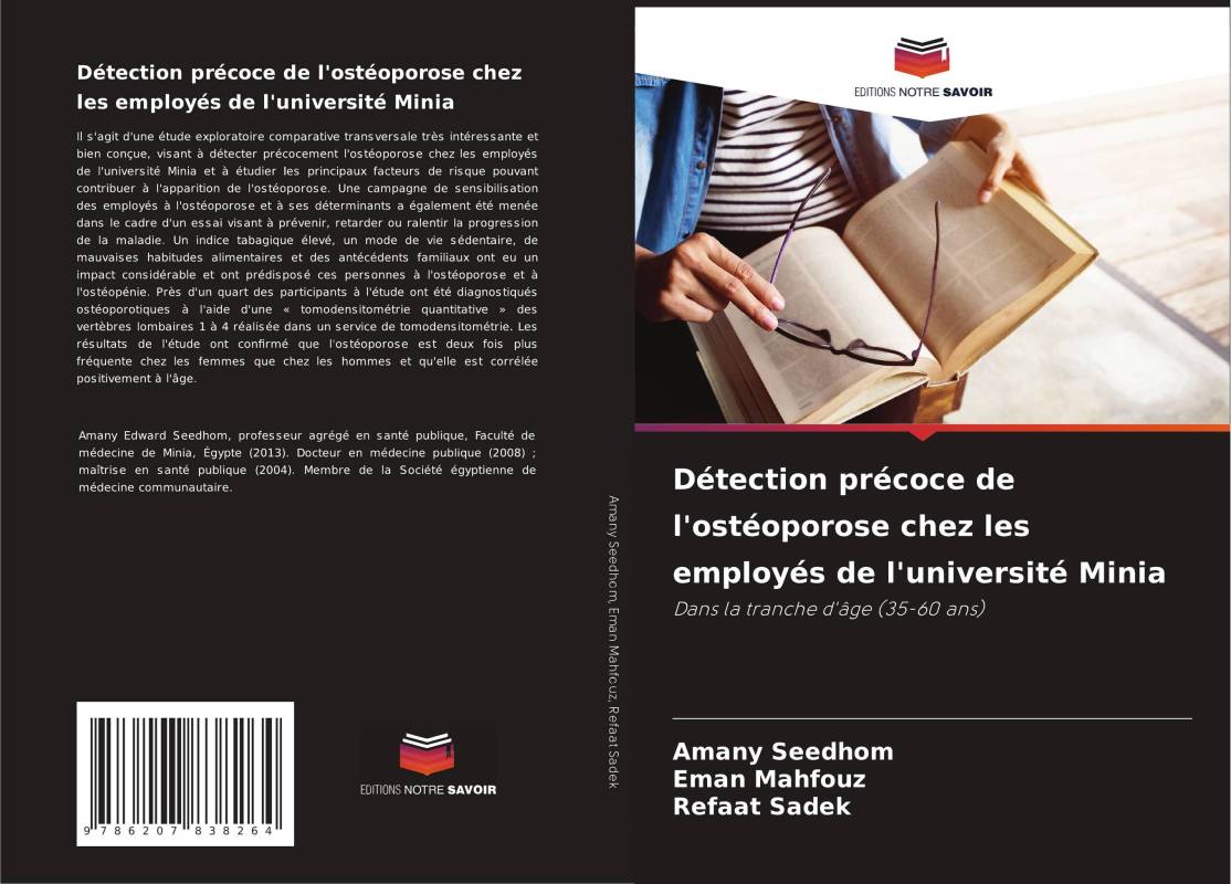 Détection précoce de l'ostéoporose chez les employés de l'université Minia