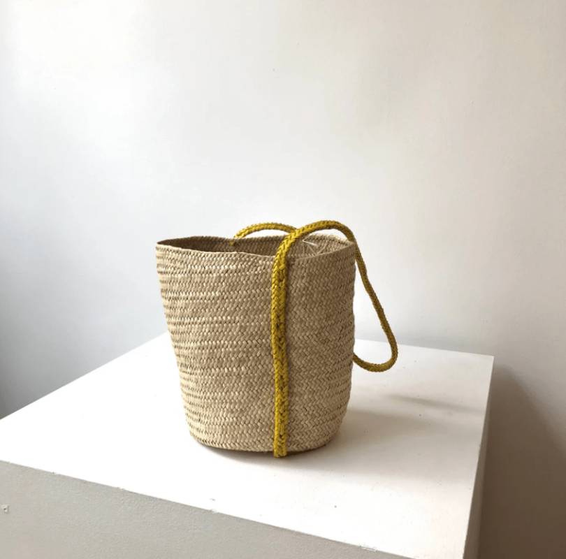 Sac seau GAÏCHA anse jaune Ombre Claire Sac seau GAÏCHA anse jaune Ombre Claire