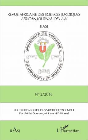 Revue africaine des sciences juridiques n°2 / 2016