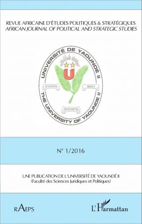 Revue africaine n° 1 / 2016 d'études politiques & stratégiques
