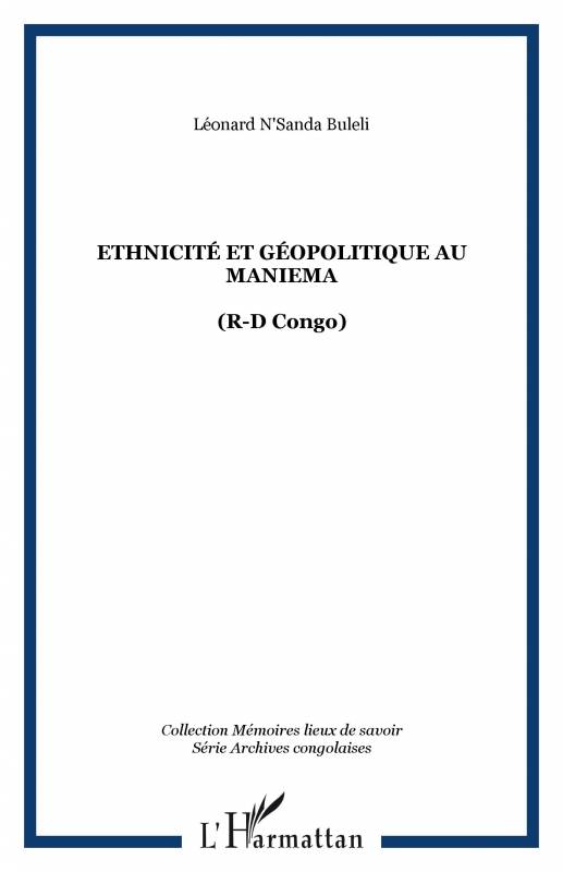 Ethnicité et géopolitique au Maniema