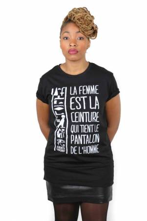 T-shirt LA FEMME & LA CEINTURE - Collection Afrikanista