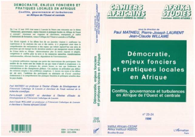 Démocratie, enjeux fonciers et pratiques locales en Afrique