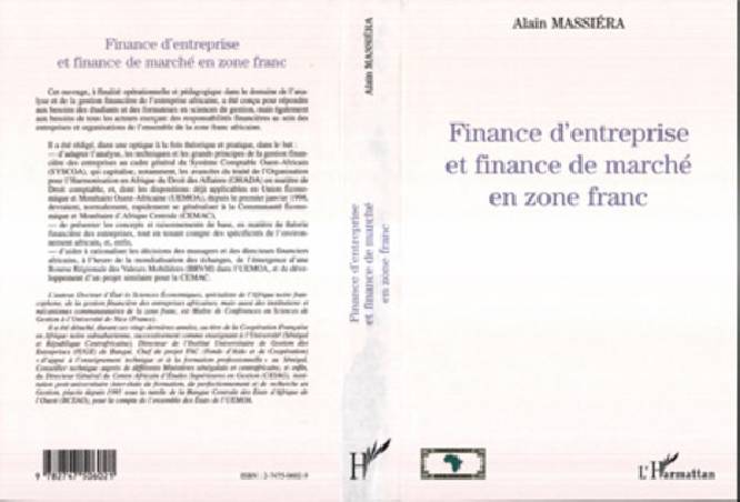 FINANCE D'ENTREPRISE ET FINANCE DE MARCHÉ EN ZÔNE FRANC