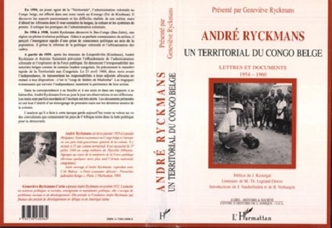 André Ryckmans, un territorial du Congo belge. Lettres et documents : 1954-1960