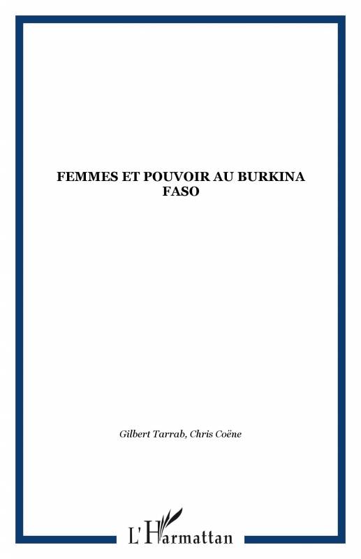 Femmes et pouvoir au Burkina Faso
