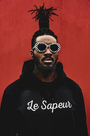 Sweat-shirt à capuche LE SAPEUR - Collection Afrikanista