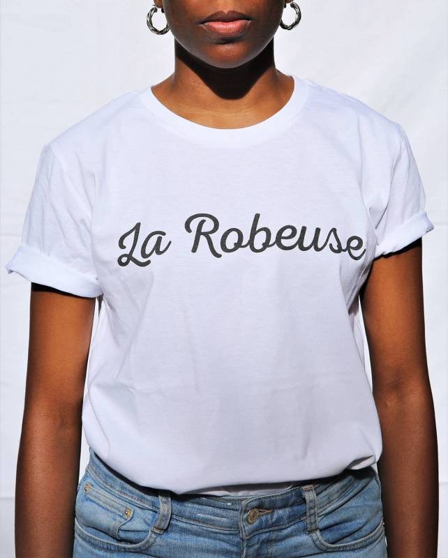 T-shirt LA ROBEUSE - Collection Afrikanista T-shirt LA ROBEUSE - Collection Afrikanista