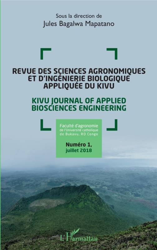 Revue des sciences agronomiques et d'ingénierie appliquée du Kivu