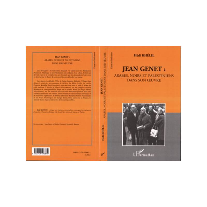 Jean Genet: Arabes, Noirs et Palestiniens